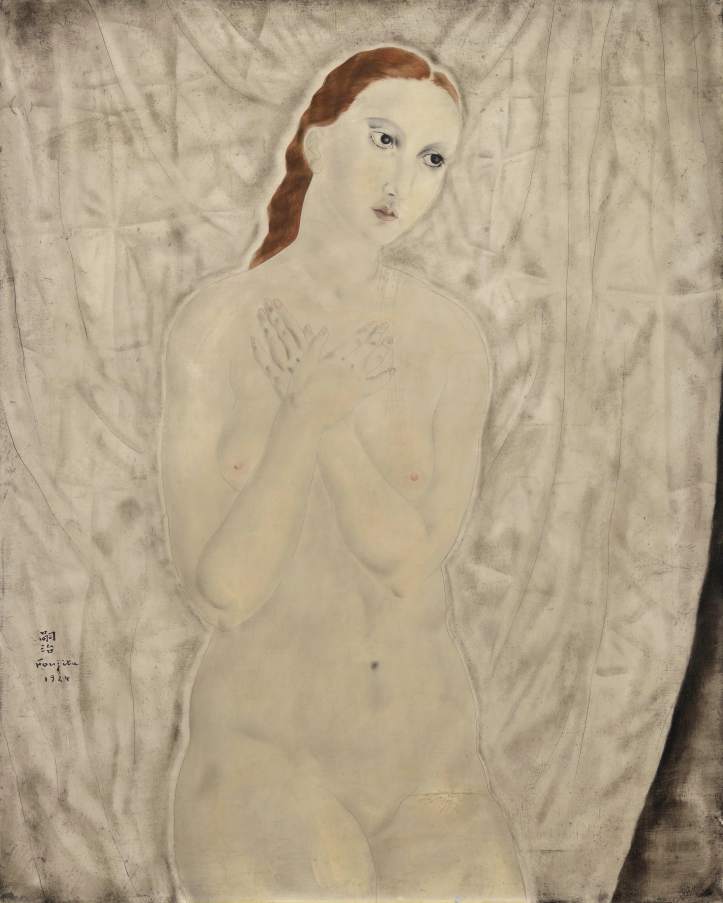 LÉONARD TSUGUHARU FOUJITA (1886-1968) Nu aux mains croisées copy.jpg