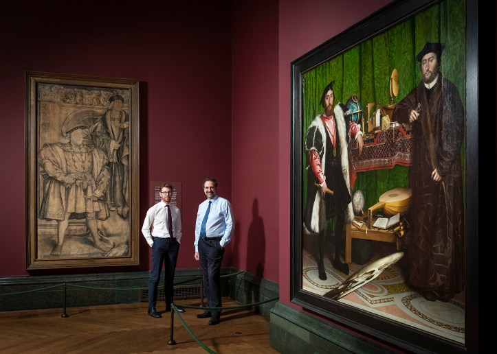 Nicholas Cullinan and Gabriele Finaldi in Room 2